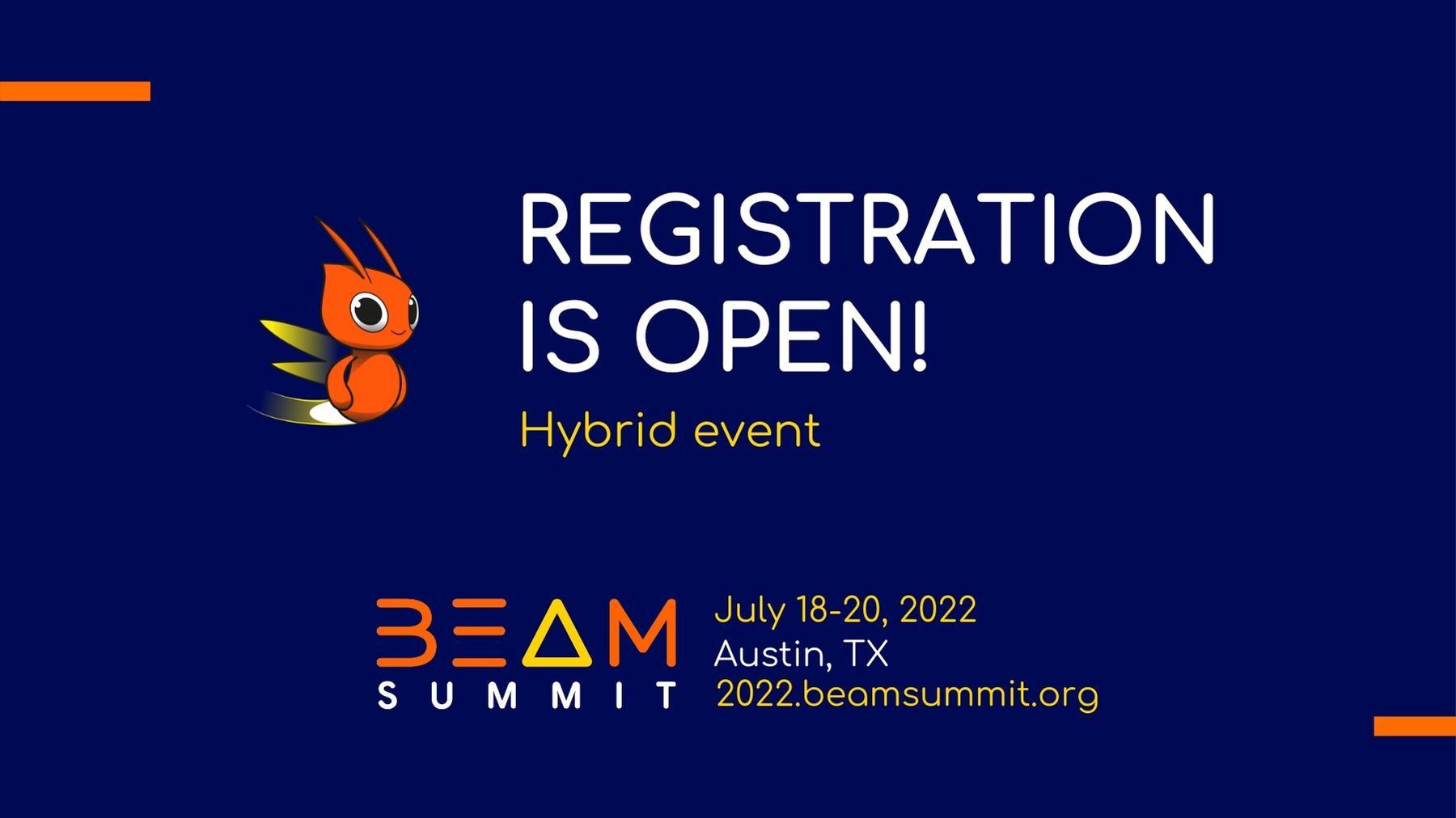 Get your early bird tickets for Beam Summit 2022